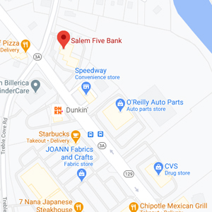 Salem Five Bank 188 Boston Rd Billerica MA Map