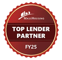 MassHousing Top Lender Partner FY25 badge