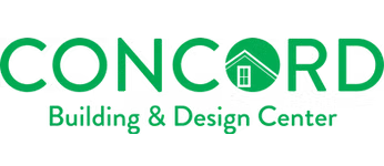 Concord Building & Design Center green logo.